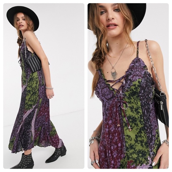 Free People Work Of Art Print Maxi Dress - Picture 2 of 4
